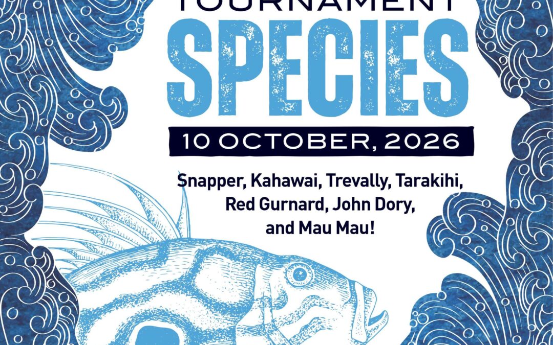 Whakatane Sport Fishing Club 7 Species Tournament poster